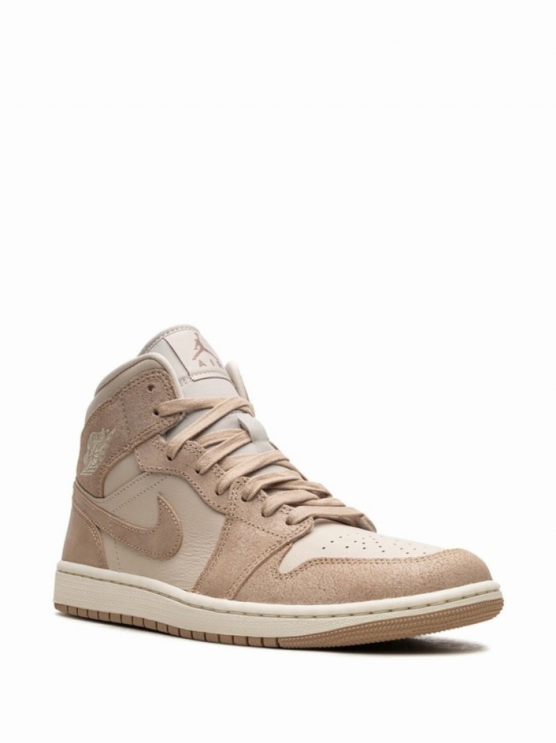 Light Brown Women's Nike Mid SE Legend Light Brown Air Jordan 1 | ITAFBL-351