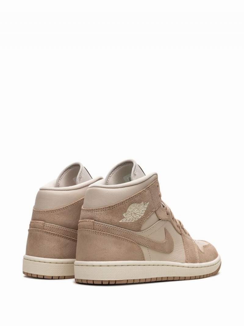 Light Brown Women's Nike Mid SE Legend Light Brown Air Jordan 1 | ITAFBL-351