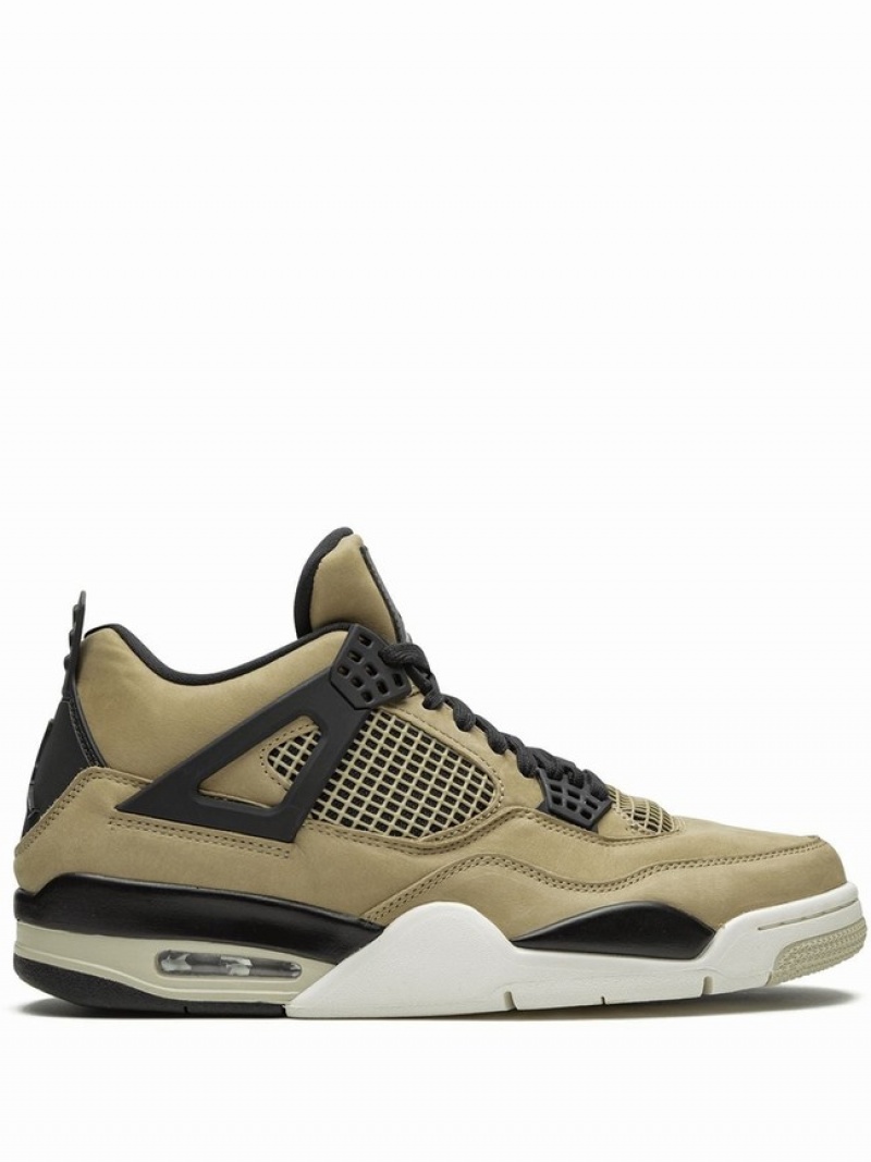 Light Brown Women\'s Nike Mushroom Air Jordan 4 | UEFTLV-382