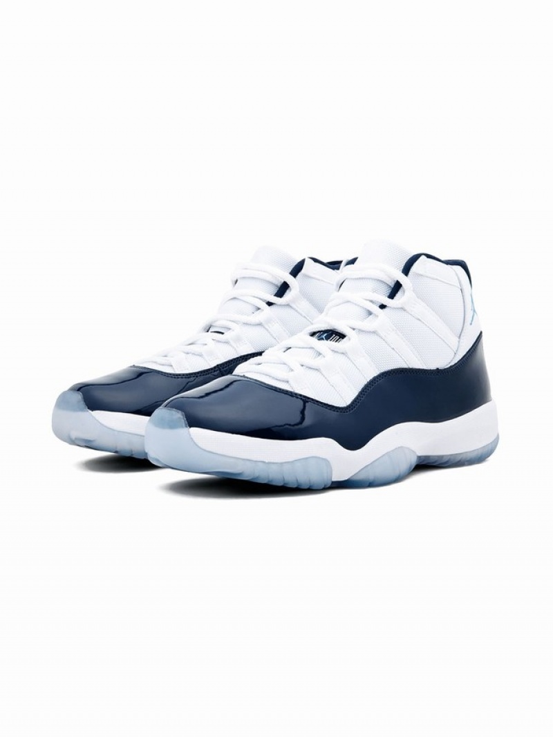 Navy Women's Nike Retro Navy/Win Like '82 Air Jordan 11 | TPYHBE-926