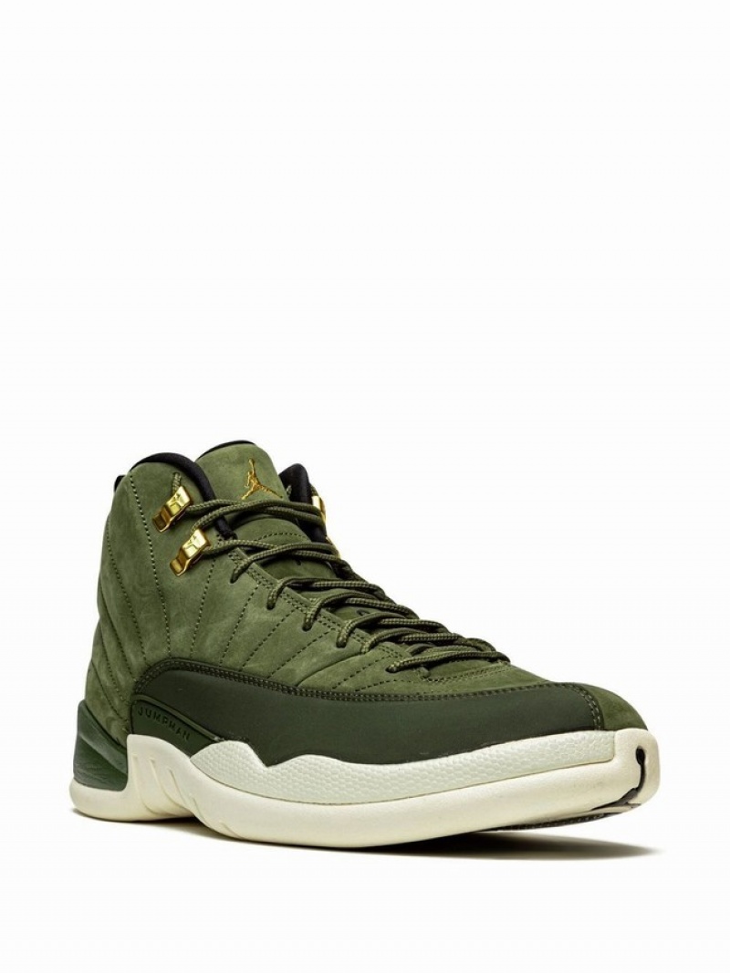 Olive / Green Women's Nike CP3 Class Of 2003 Air Jordan 12 | OUEXBF-604