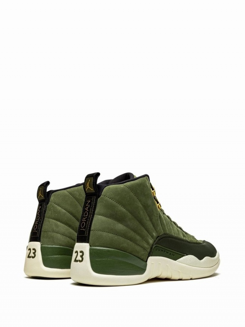 Olive / Green Women's Nike CP3 Class Of 2003 Air Jordan 12 | OUEXBF-604