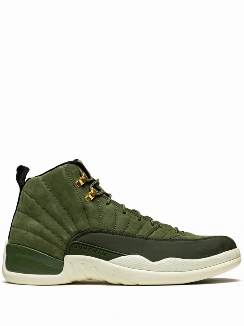 Olive / Green Women\'s Nike CP3 Class Of 2003 Air Jordan 12 | OUEXBF-604