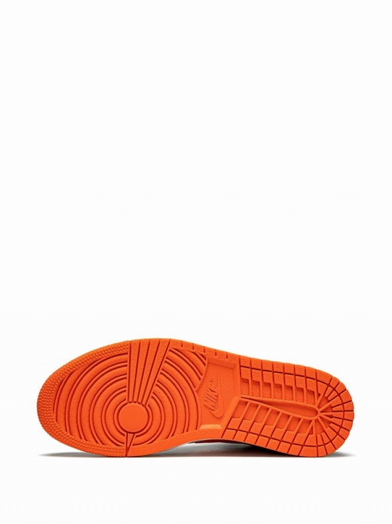 Orange Women's Nike FlyEase Turf Air Jordan 1 | RJOHFA-876