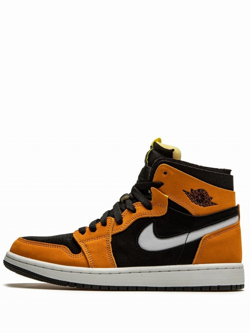 Orange / Black Men\'s Nike Zoom Air Air Jordan 1 | TUVIQY-784