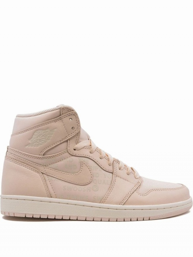 Pink Men\'s Nike High Air Jordan 1 | KAFGUQ-923