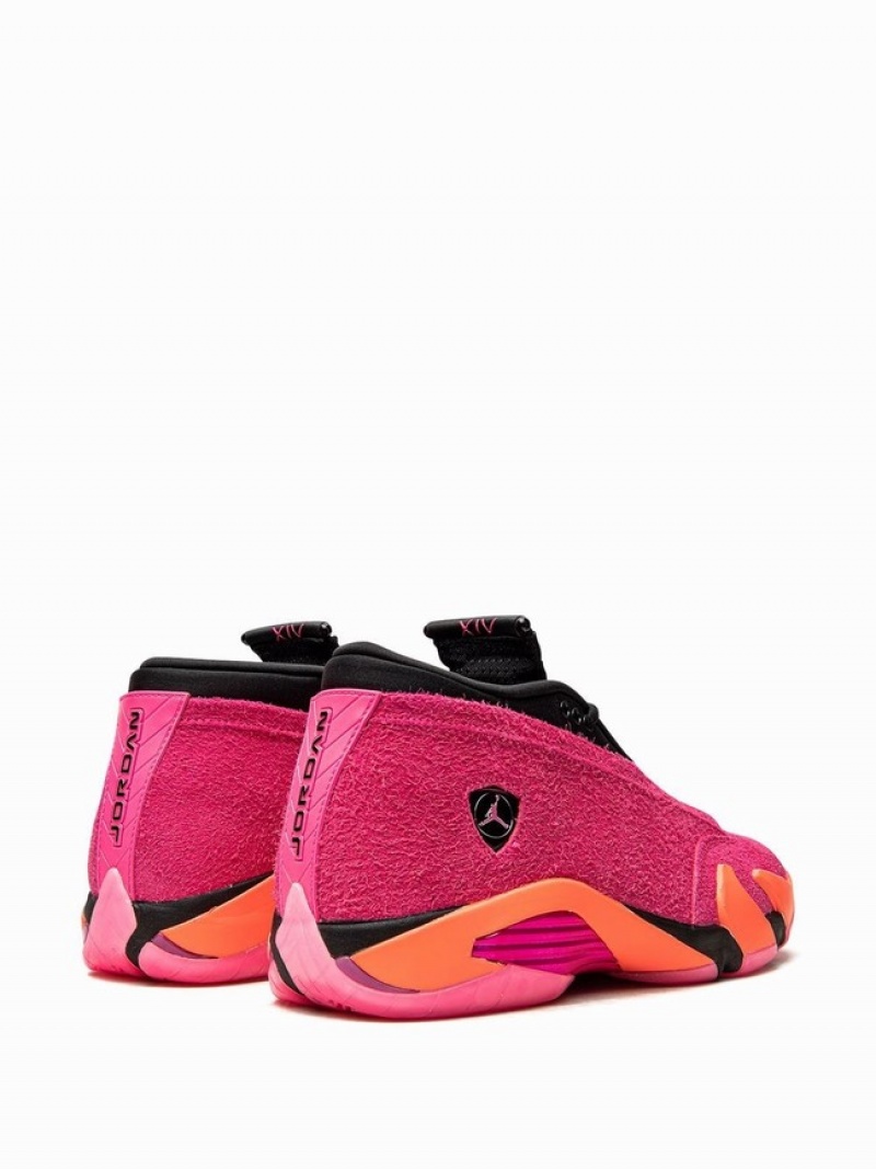 Pink Women's Nike Retro Low Shocking Air Jordan 14 | AOWCLN-728