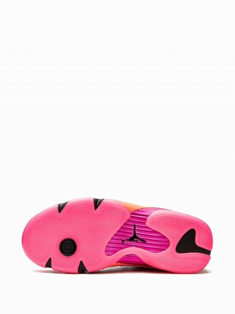 Pink Women's Nike Retro Low Shocking Air Jordan 14 | AOWCLN-728