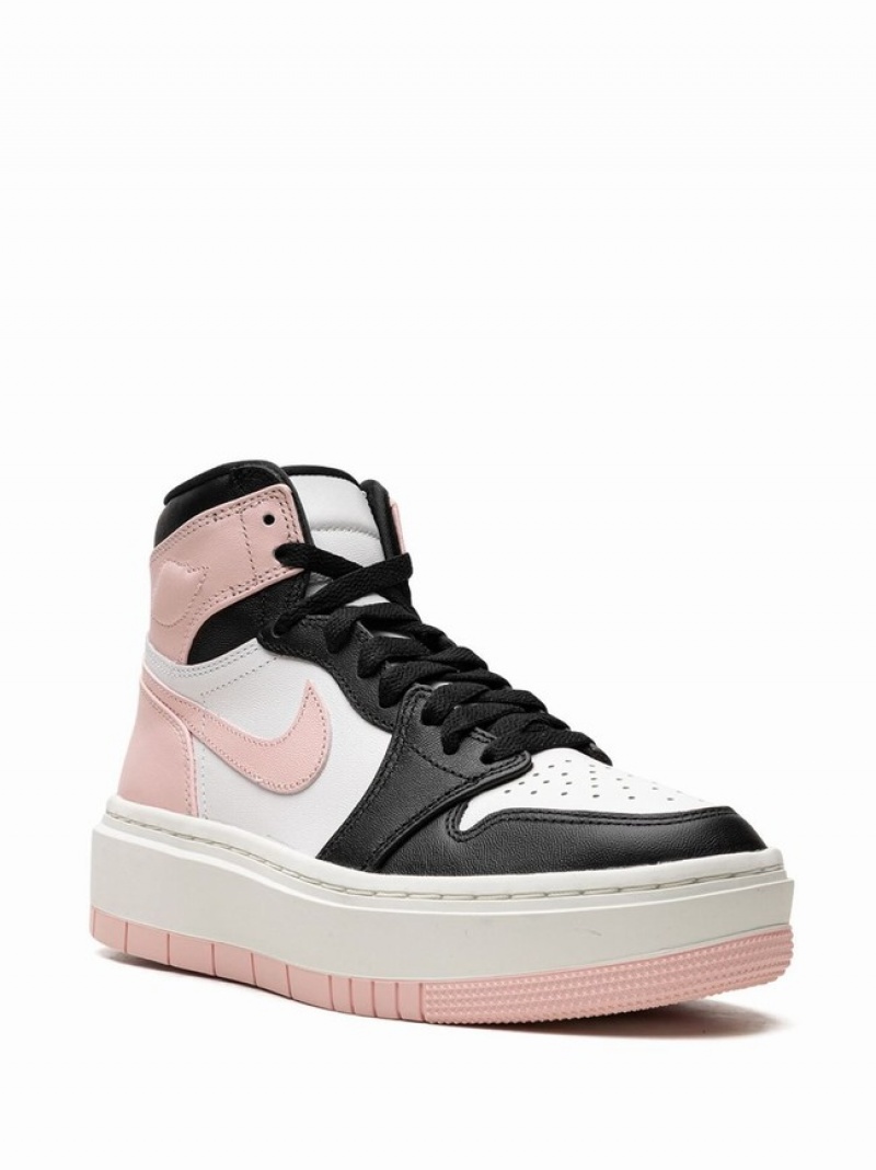 Pink / Black / White Women's Nike High Elevate Air Jordan 1 | GQSDNV-249