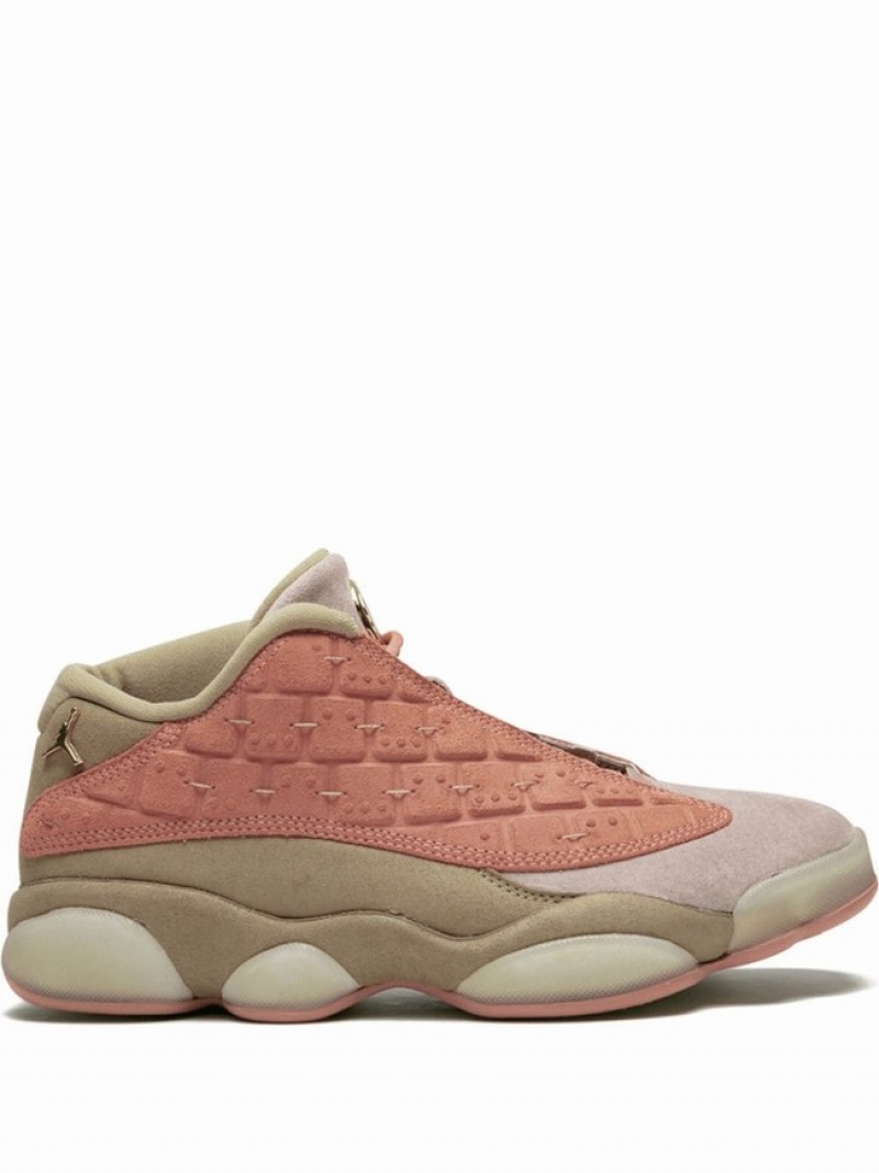 Pink / Grey Men\'s Nike Retro Low NRG/CT Air Jordan 13 | KSEJOZ-109