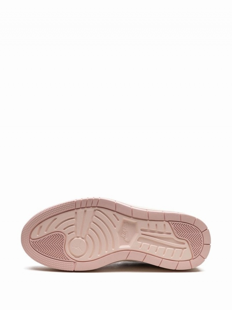 Pink / White Women's Nike Elevate Air Jordan 1 | ZIHXAM-376