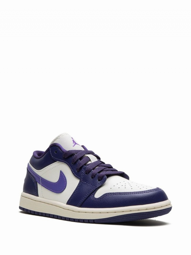 Purple Women's Nike Low Action Grape Air Jordan 1 | SERPQN-635