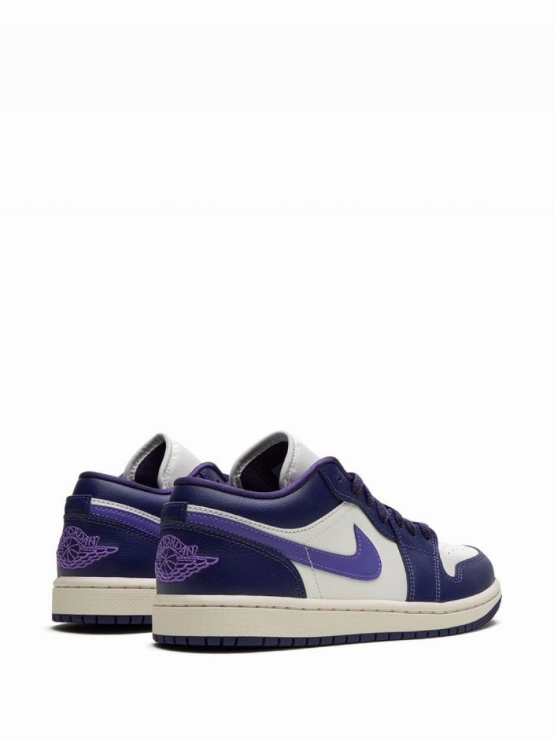 Purple Women's Nike Low Action Grape Air Jordan 1 | SERPQN-635