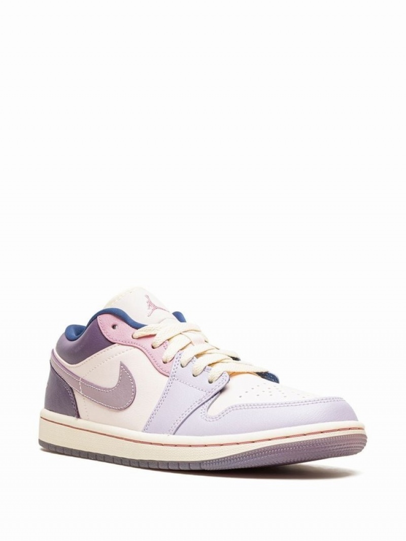 Purple Women's Nike Low Pastel Plum Air Jordan 1 | KBCAZE-276