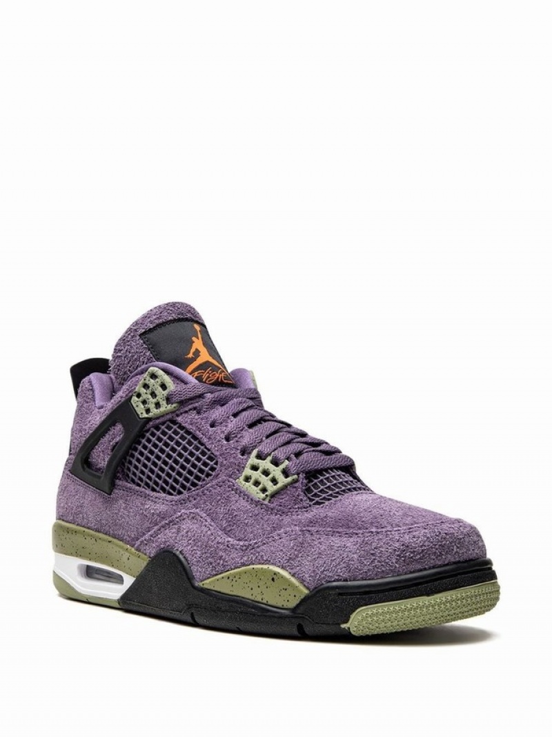 Purple Women's Nike Retro Canyon Purple Air Jordan 4 | LOGAQN-942