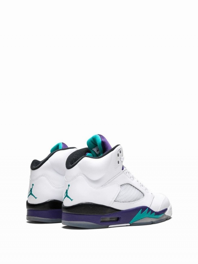 Purple Women's Nike Retro Grape Air Jordan 5 | VXTIFO-914