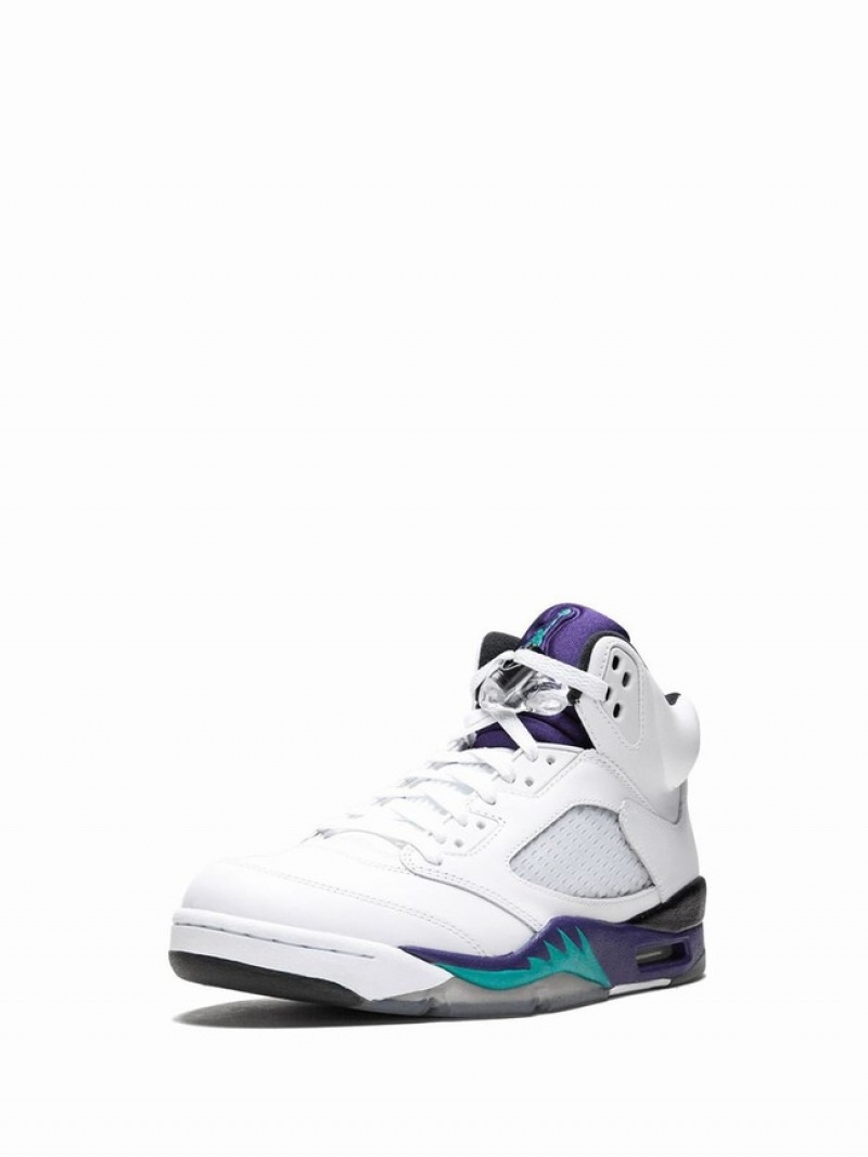 Purple Women's Nike Retro Grape Air Jordan 5 | VXTIFO-914