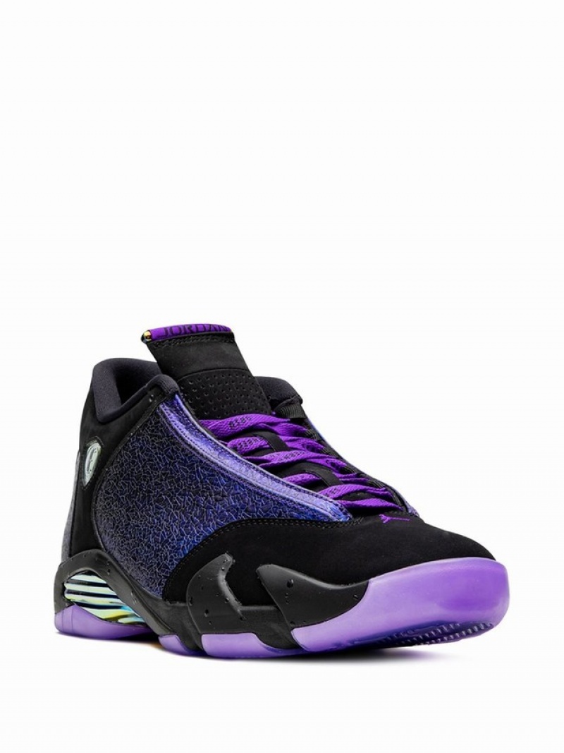 Purple / Black Men's Nike x Doernbecher (GS) Air Jordan 14 | ESBRHU-145