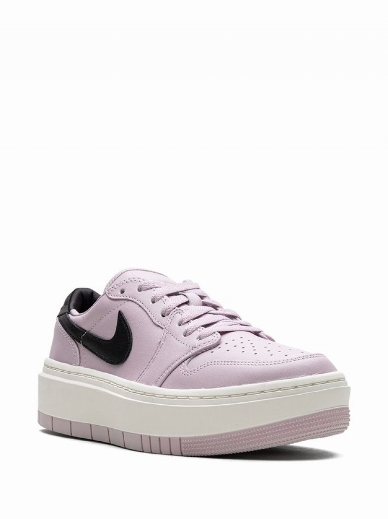 Purple / Black Women's Nike Retro Elevate Iced Lilac/Sail/Black Air Jordan 1 | XMIDNC-918