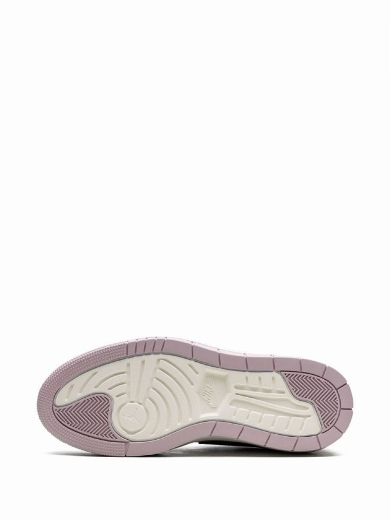 Purple / Black Women's Nike Retro Elevate Iced Lilac/Sail/Black Air Jordan 1 | XMIDNC-918