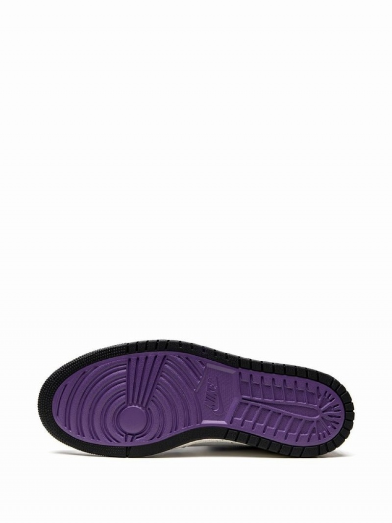 Purple / White Men's Nike Zoom Air CMFT Air Jordan 1 | MAQYBN-304