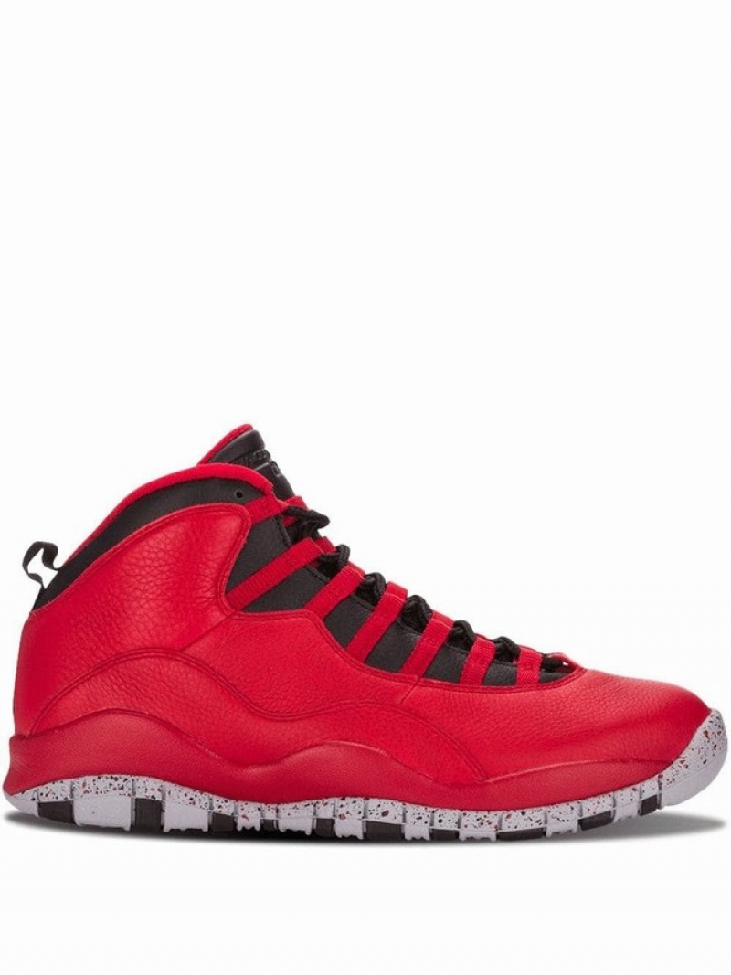 Red Men\'s Nike Retro 30th Bulls Over Broadway Air Jordan 10 | ZIMNAC-136