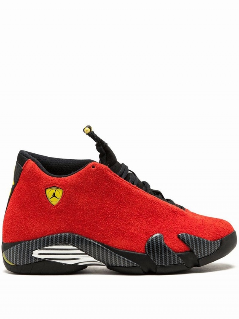 Red Men\'s Nike Retro Air Jordan 14 | FBEMGH-739