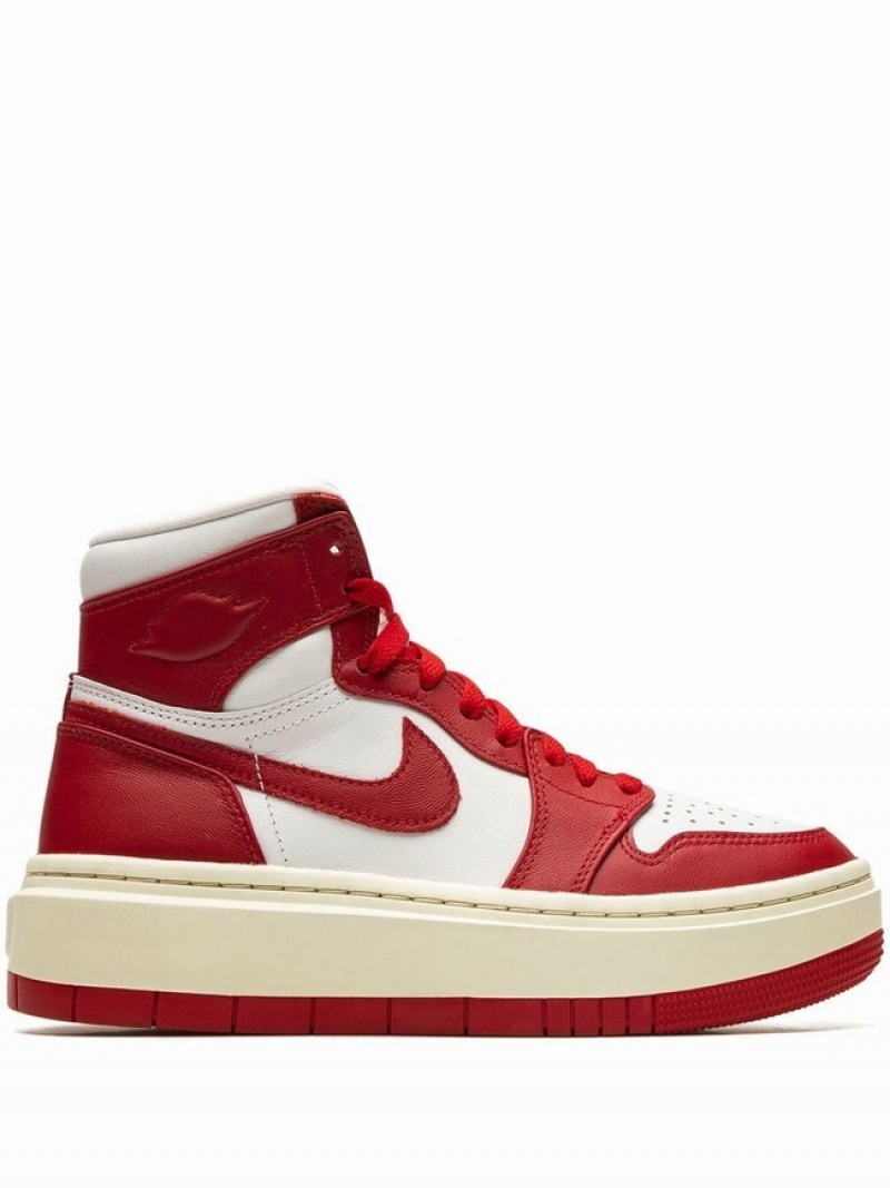 Red Women\'s Nike High Elevate Varsity Red Air Jordan 1 | QCTJEU-614