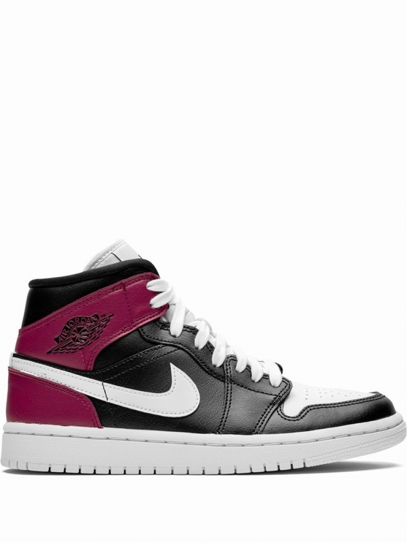 Red Women\'s Nike Mid Noble Air Jordan 1 | CBHTNU-721