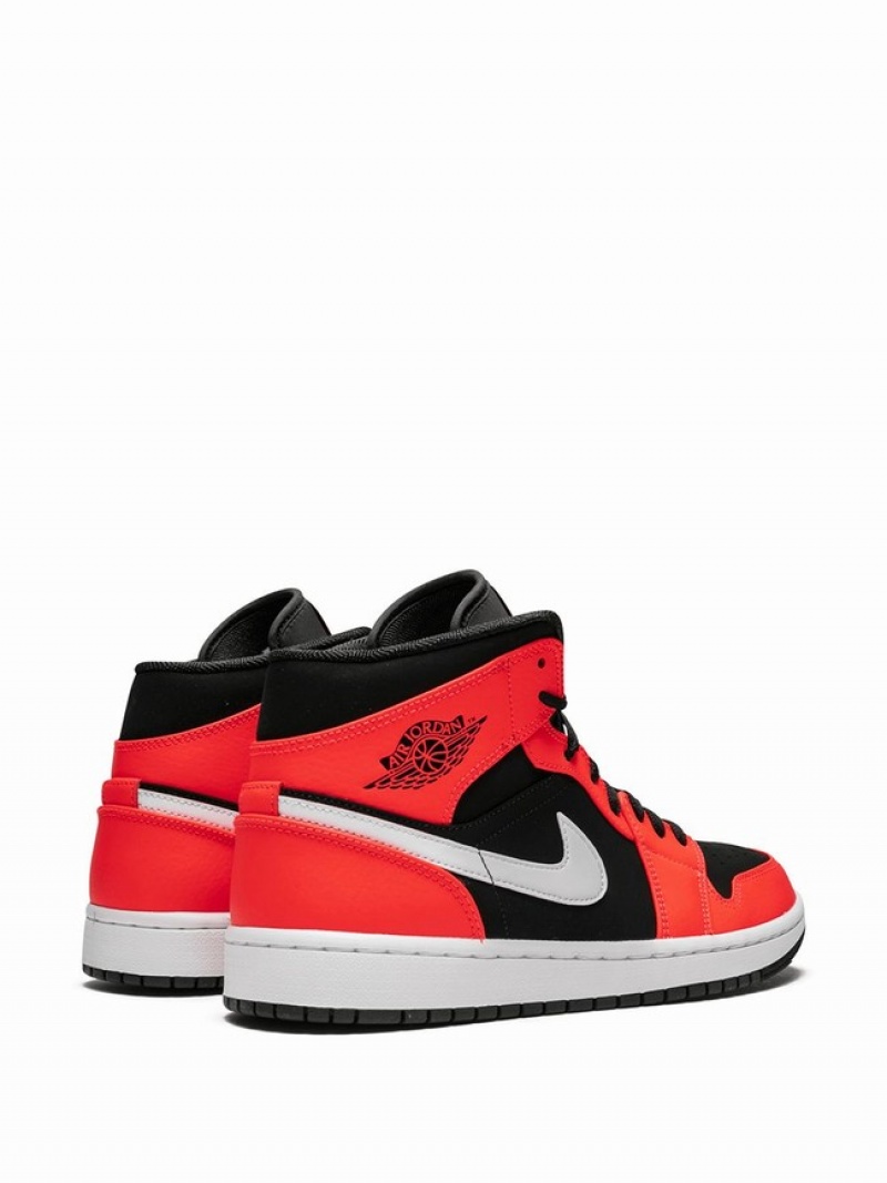 Red / Black Men's Nike Mid Infrared 23 Air Jordan 1 | UAKTGH-301