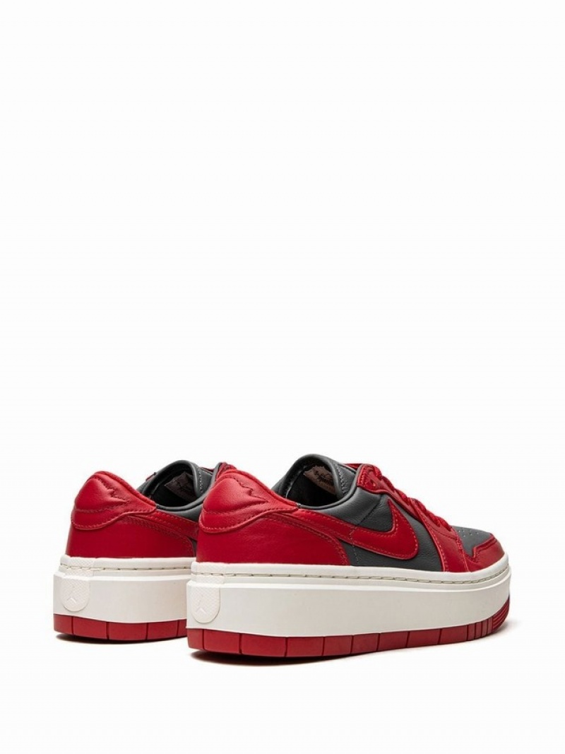 Red / Black Women's Nike Elevate Air Jordan 1 | SDGCWH-593