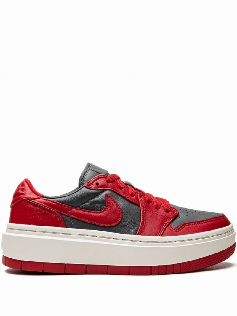 Red / Black Women\'s Nike Elevate Air Jordan 1 | SDGCWH-593