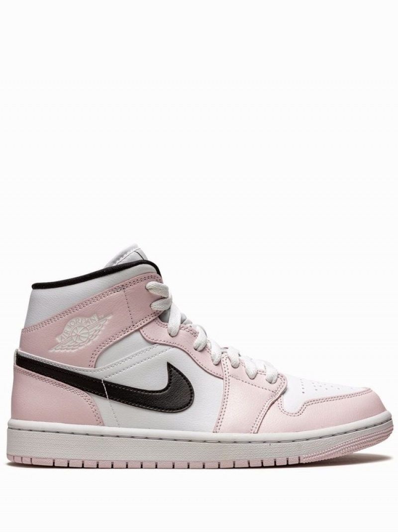 Rose Women\'s Nike Mid Barely Rose Air Jordan 1 | RUSFDC-634