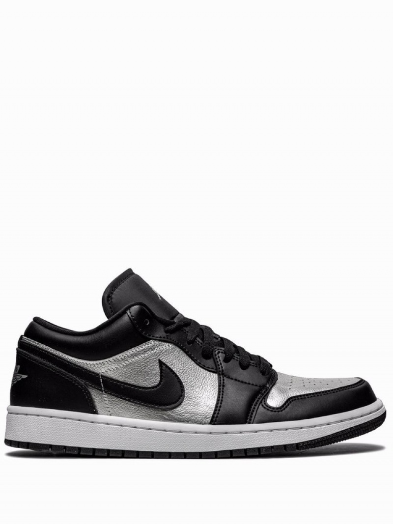 Silver Women\'s Nike Low SE Silver Toe Air Jordan 1 | TDYUQG-216