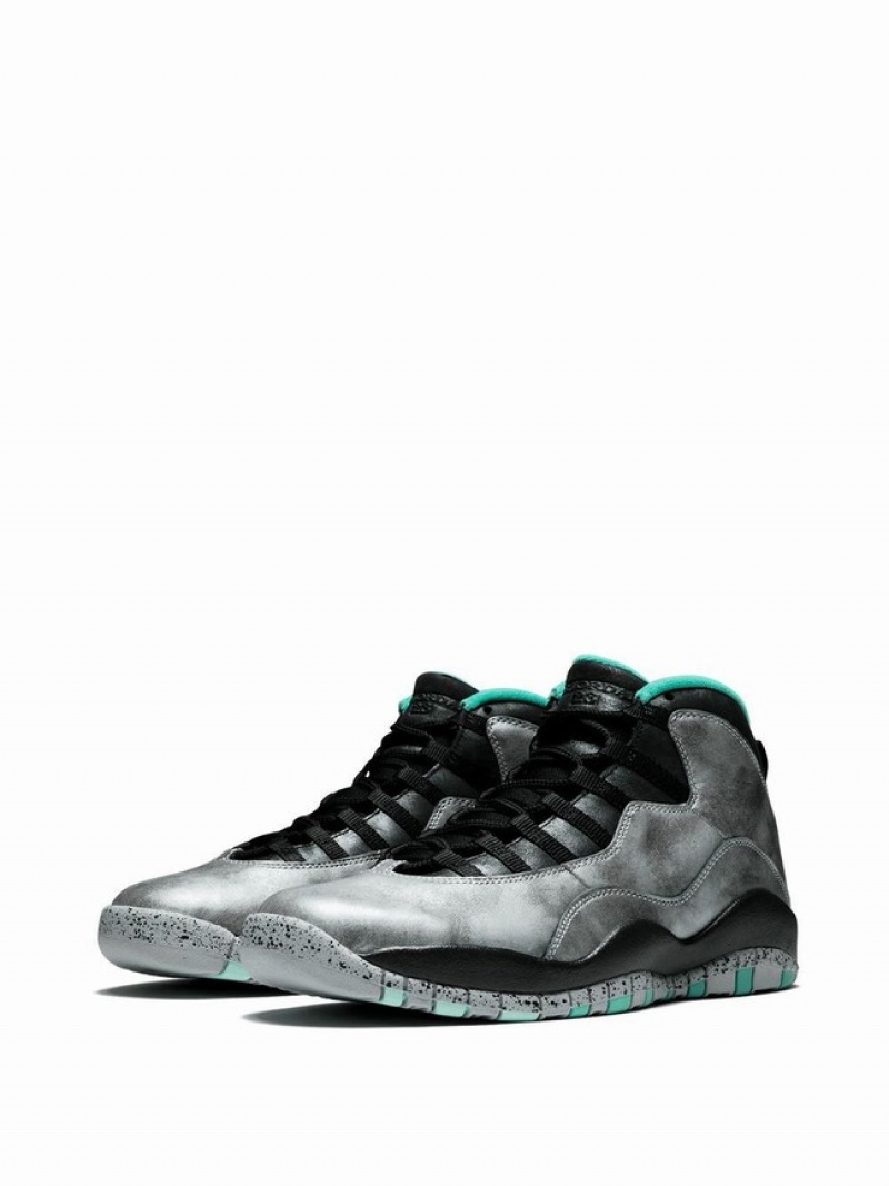 Silver Women's Nike Retro Air Jordan 10 | FWHIQX-470