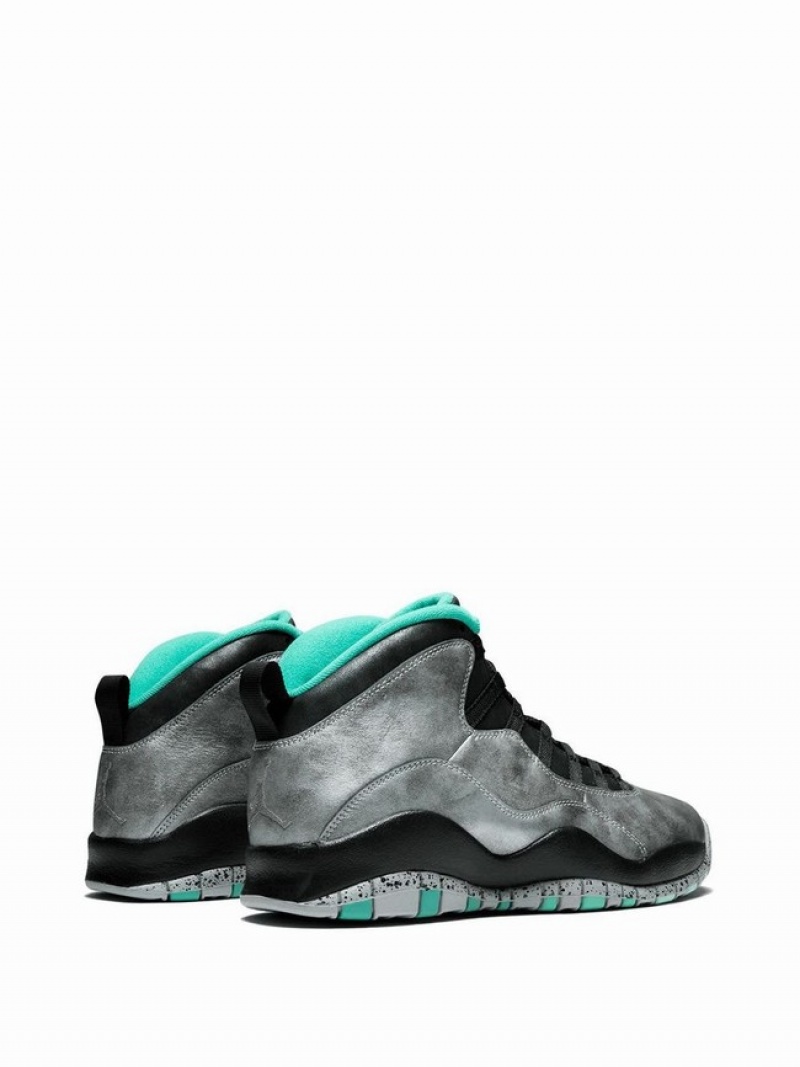 Silver Women's Nike Retro Air Jordan 10 | FWHIQX-470