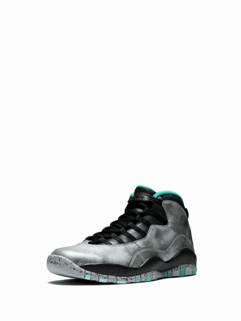 Silver Women's Nike Retro Air Jordan 10 | FWHIQX-470