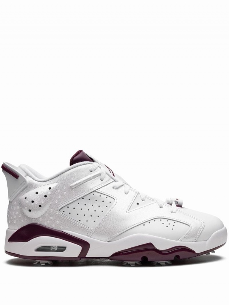 Turquoise / White Men\'s Nike Golf NRG Bordeaux Air Jordan 6 | NTZSDK-469