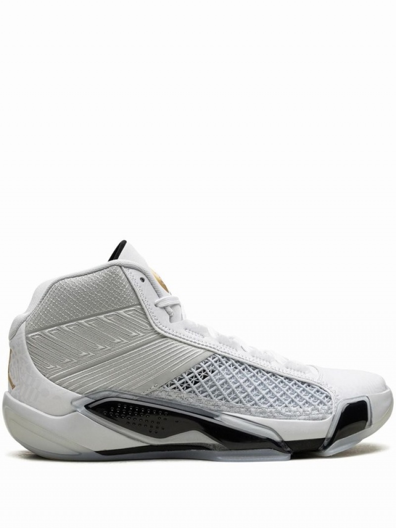 White Men\'s Nike Fiba Air Jordan 38 | HERJTI-270