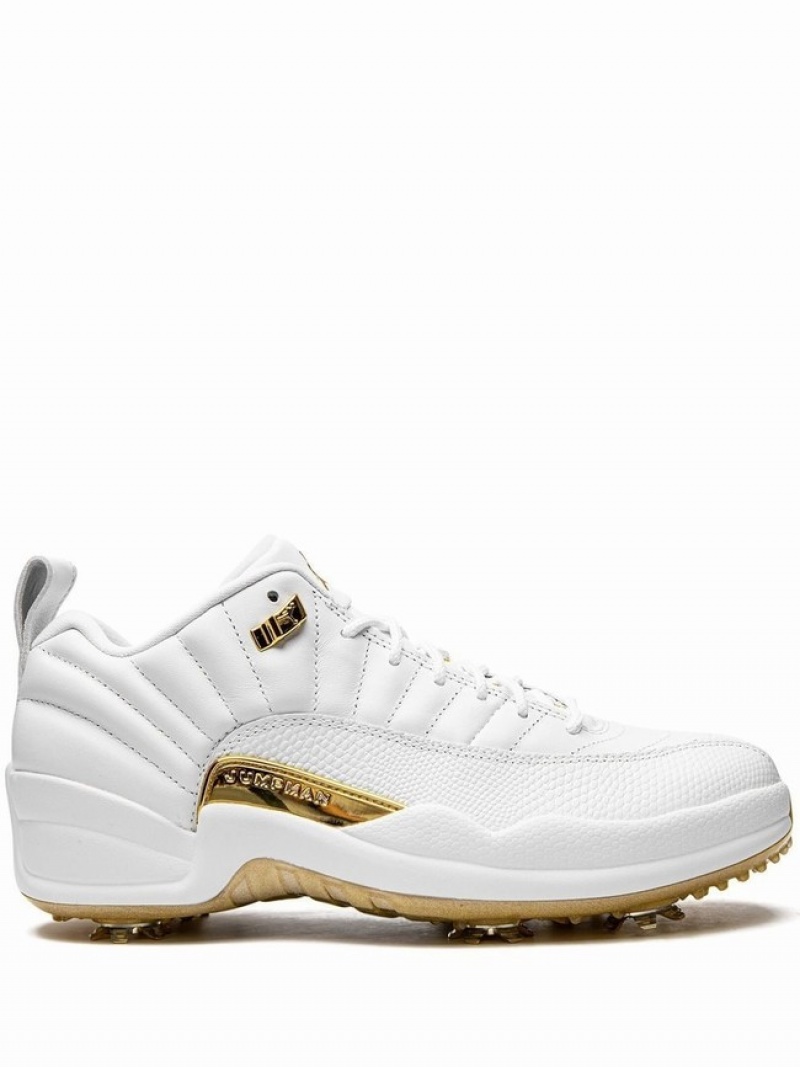 White Men\'s Nike Golf NRG M22 Air Jordan 12 | BVYHWC-527