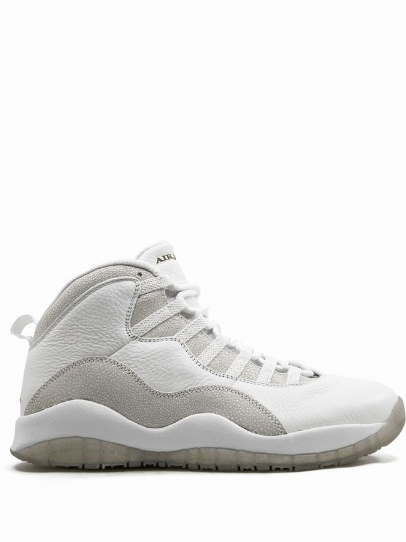 White Men\'s Nike Retro Air Jordan 10 | IZTYMJ-357