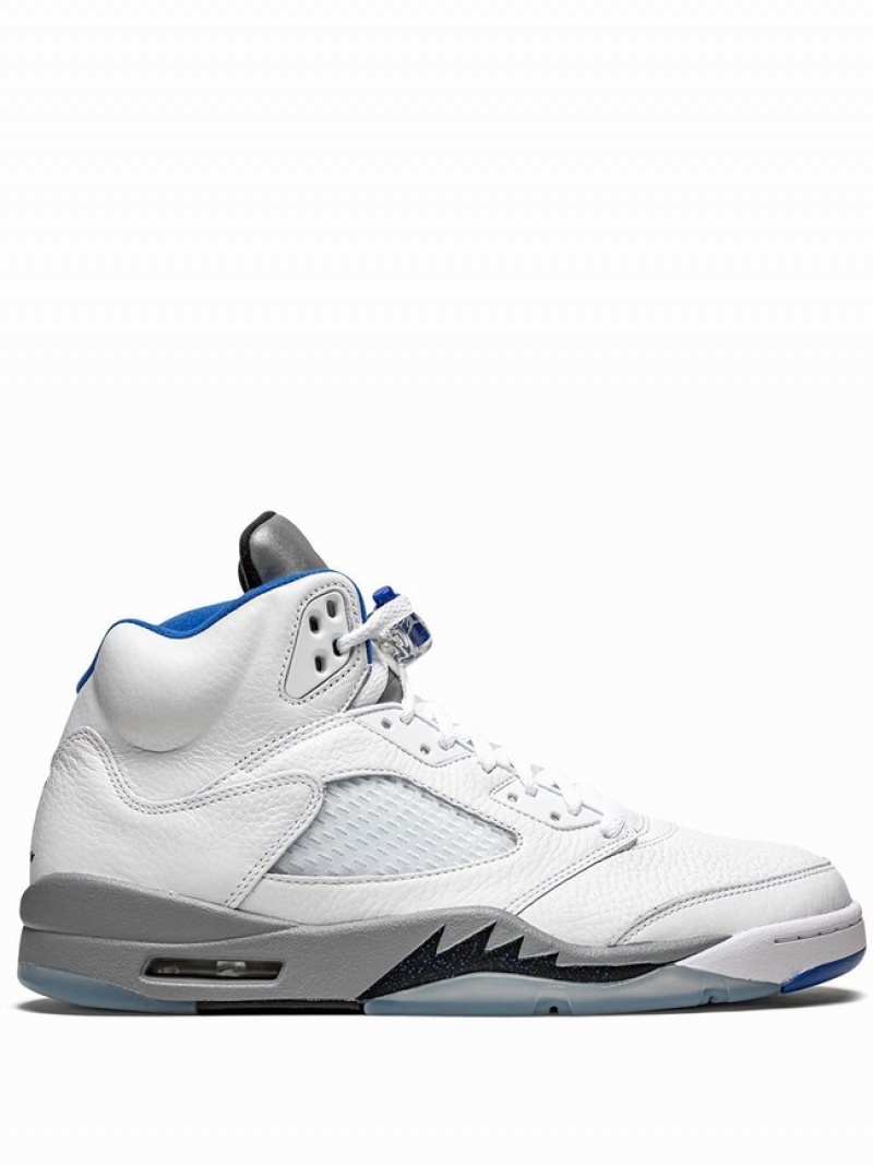 White Men\'s Nike Retro Air Jordan 5 | CAWHDO-347