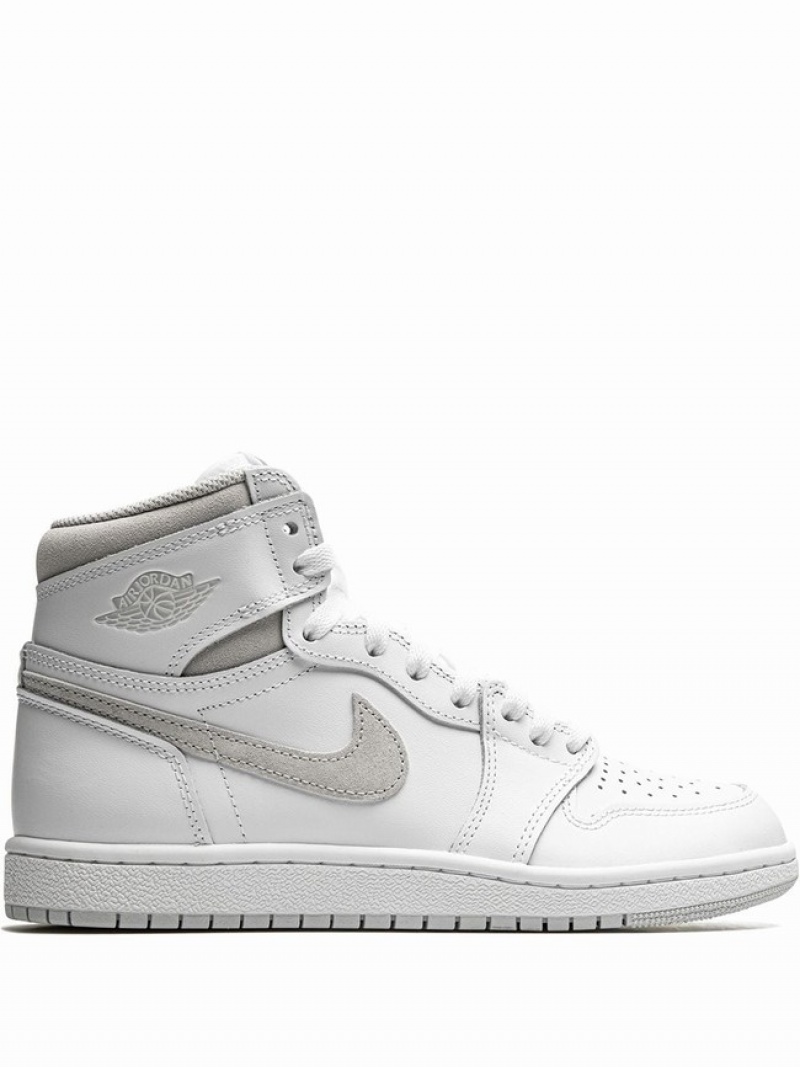 White Men\'s Nike Retro High \'85 Neutral Air Jordan 1 | GVXKMB-480