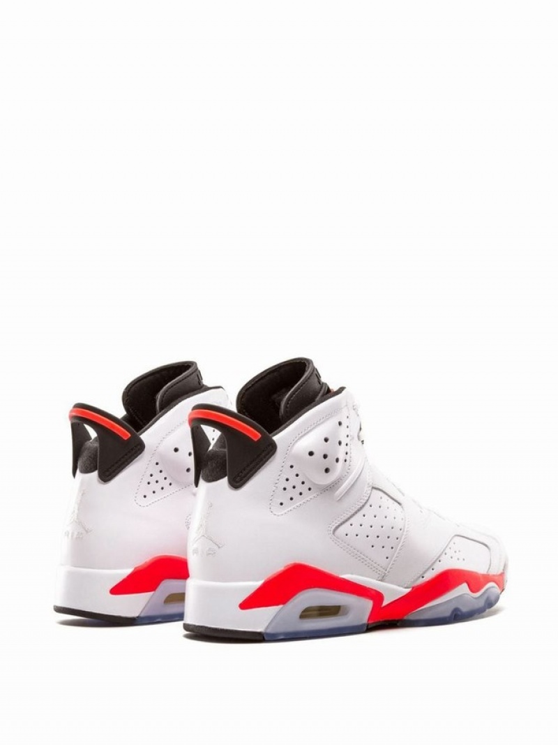 White Men's Nike Retro Infrared 2014 Air Jordan 6 | WJSEFZ-758