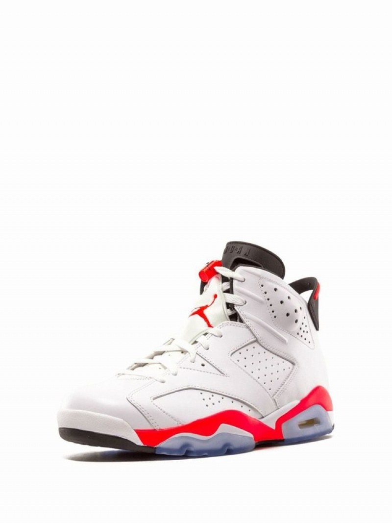 White Men's Nike Retro Infrared 2014 Air Jordan 6 | WJSEFZ-758