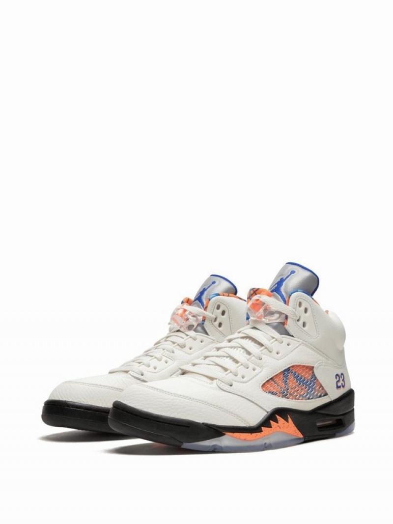 White Men's Nike Retro International Flight Air Jordan 5 | QHVYLT-914