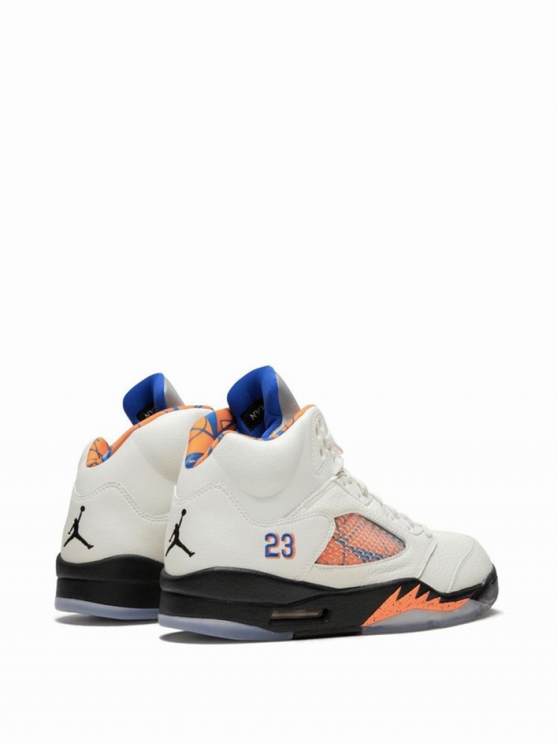 White Men's Nike Retro International Flight Air Jordan 5 | QHVYLT-914