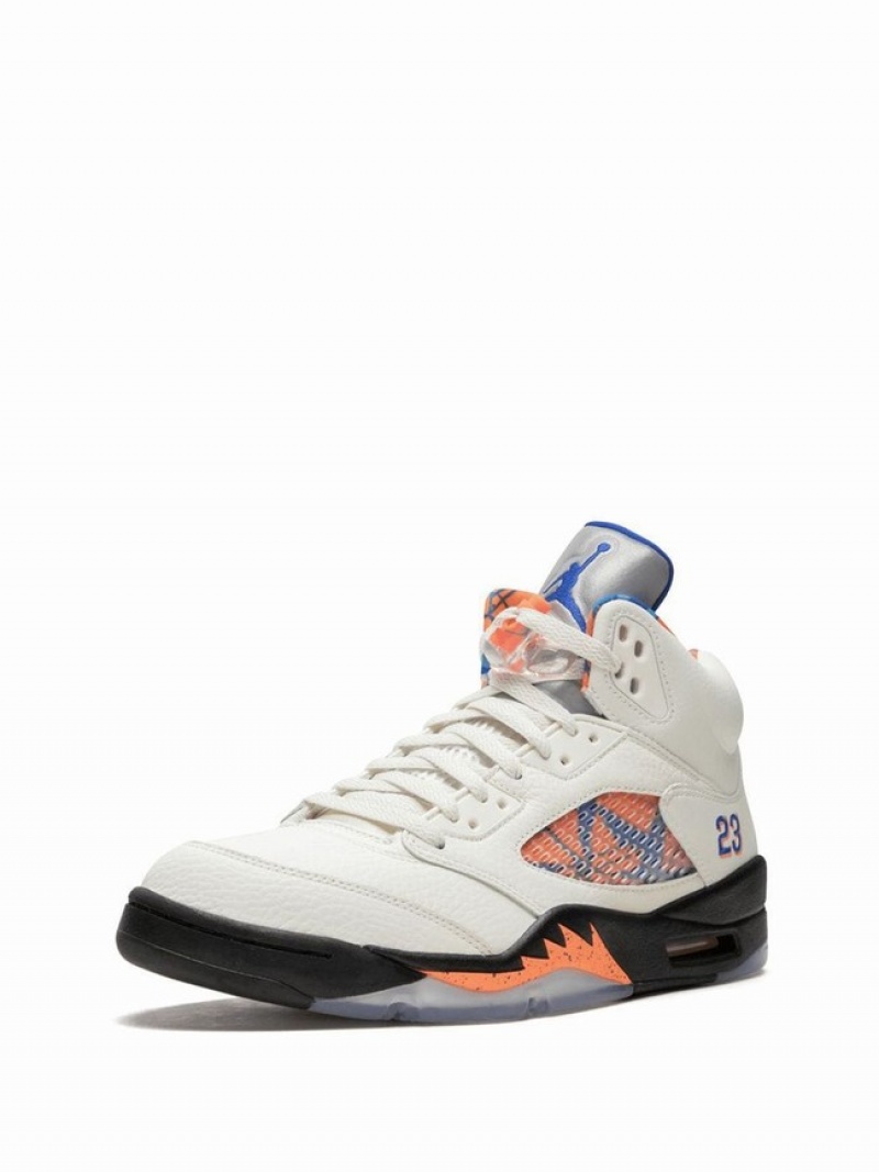 White Men's Nike Retro International Flight Air Jordan 5 | QHVYLT-914