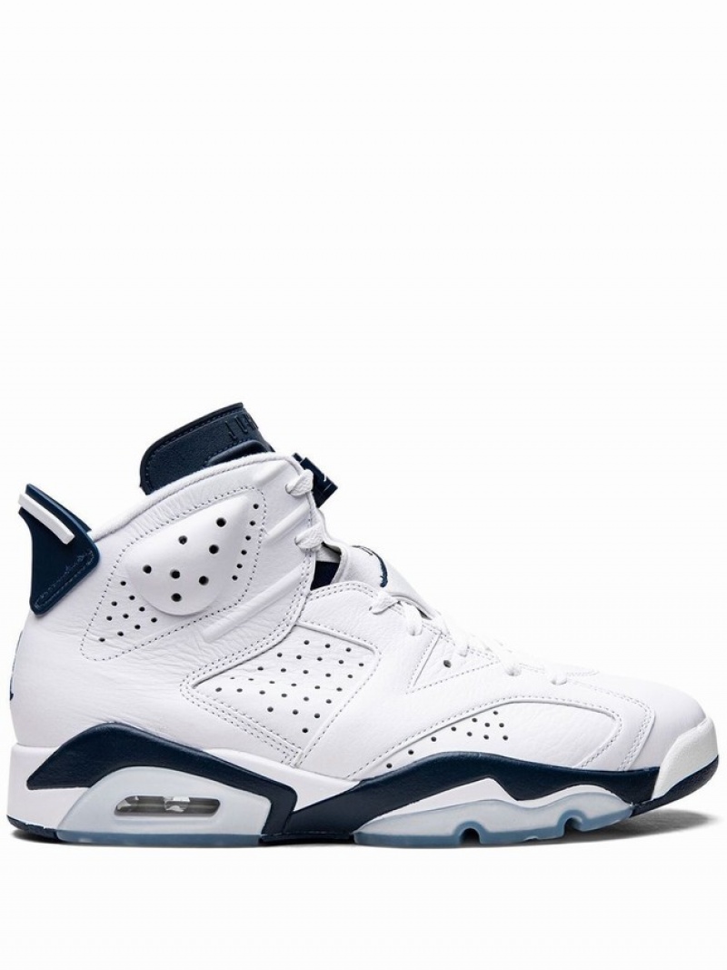 White Men\'s Nike Retro Midnight 2022 Air Jordan 6 | DYNXRI-384