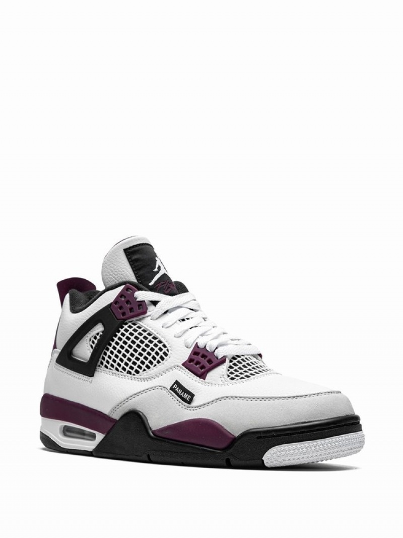 White Men's Nike Retro Paris Saint Germain Air Jordan 4 | RFIHGM-380